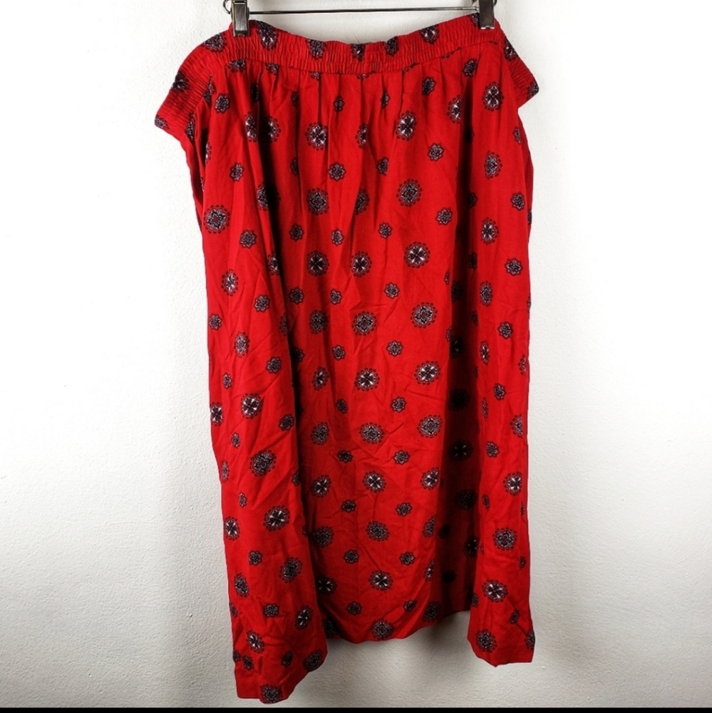 Vintage Koret Elastic Waist Skirt size 20W